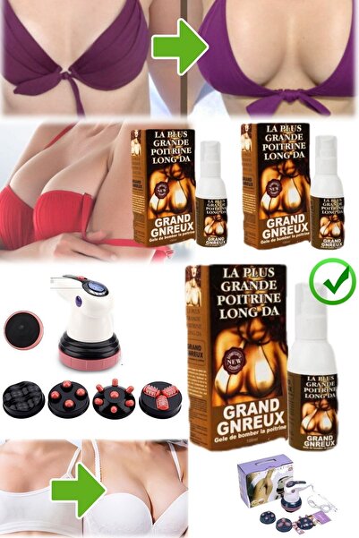 Munico 3 Adet X 100 Ml Göğüs Şekillendirme Ve Büyütme Sprey + Masaj Göğüs Ale...