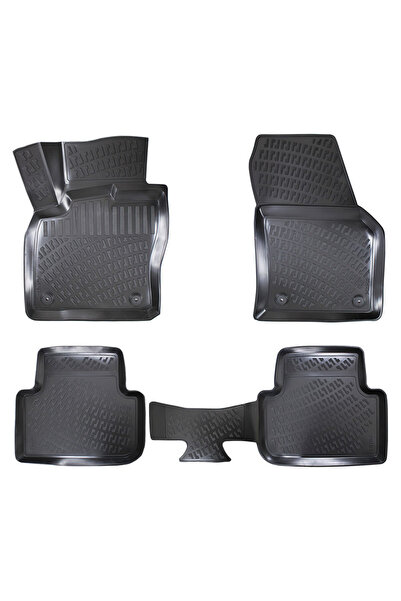 Umbrella Set Covorase Auto Cauciuc Pentru Vw Tiguan Ii (Ad) 2016-2019