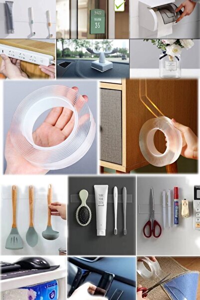 Munico 3 Kolay Mt Güçlü Raflık Çift Mutfak Bant Duşluk Duran Takılıp Asma Tar...