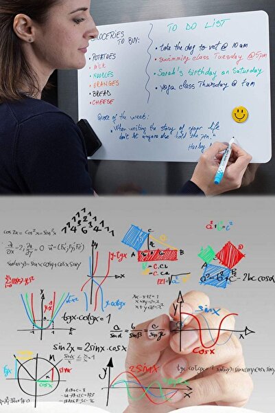 Munico Duvar Masa Dolap Yapıştırılabilir Beyaz Tahta Sticker Pro Evde Eğitim ...