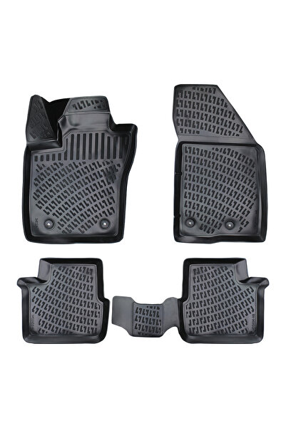 Umbrella Set Covorase Auto Cauciuc Pentru Fiat Egea / Tipo Hb 2015-