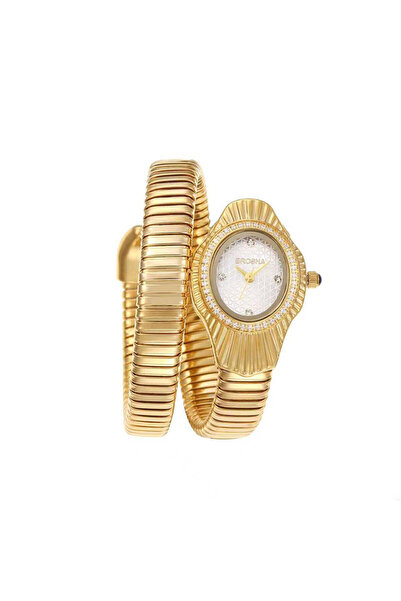 genric The Serpent Jewel Watch - Studded Wrap Bracelet