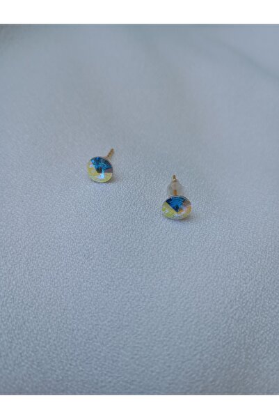 OEM Swarovski Paradise Shine earrings with golden stainless steel sparkles