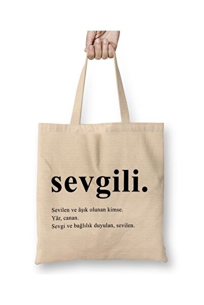 Toyaso Dear Word Meaning Lover Gift Valentine's Day Cloth Bag Shopping Bag Be...