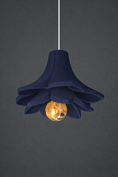 Limon 3D Desing Tekli Lotus Sarkıt Avize 25 cm | Rustik Ampul Hediyeli | E27 ...