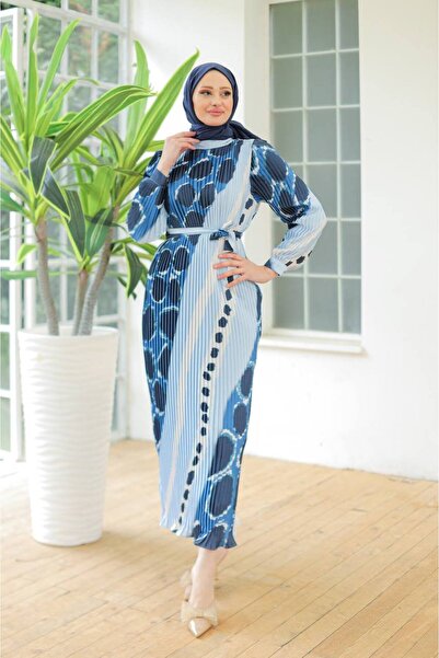 ELİFİMTESETTÜR Boydan Piliseli Elbise