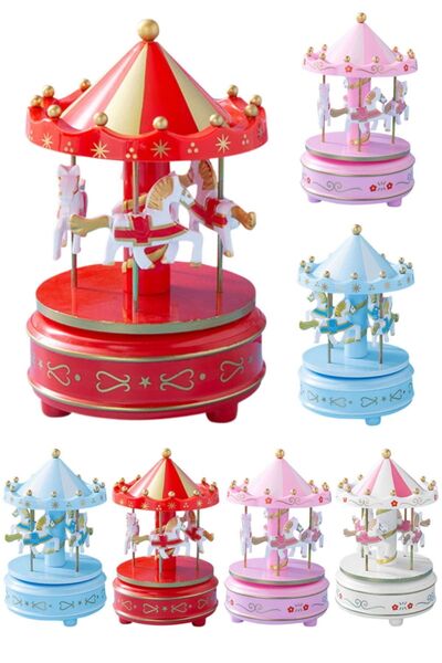 Munico Kurmalı Günü Hediyesi Tatlı Dekorasyon Karınca Müzikli Kırmızı Atlı Oy...