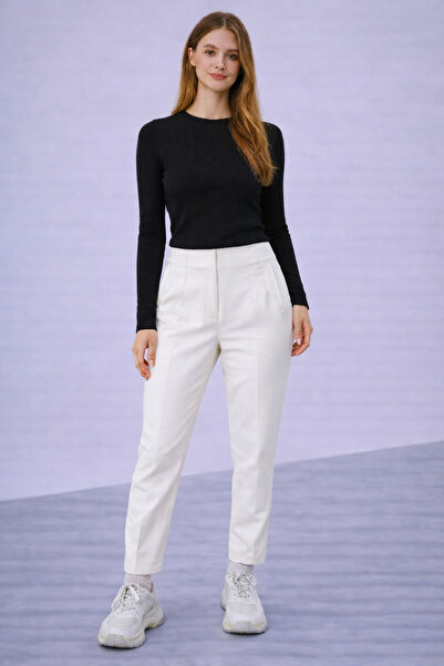 HANIMCA GİYİM Can Be Worn in Winter and Autumn. Carrot Cut Medium Thickness W...