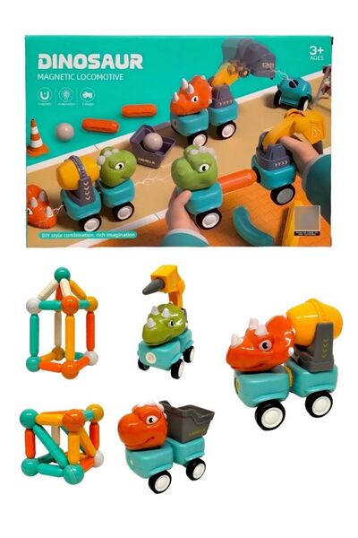 Premium Magnetic Building Blocks Construction STEM Toy with Rods Balls