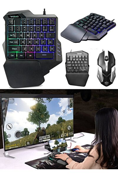 Munico Mobil Oyunlarınızı Klavye Mause Ile Oynama Aparatı Kaliteli Gamer Tele...