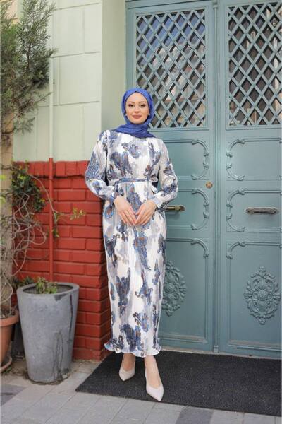 ELİFİMTESETTÜR Boydan Piliseli Elbise