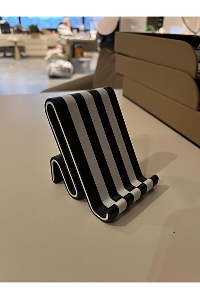 Lucylund حامل هاتف مخطط - تصميم عصري وأنيق بتصميم على طراز المروحة مع مفهوم ا...