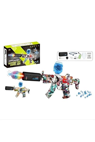 Premium Electric Gel Blaster Toy Gun with LED Lights Water Beads Shooting Game