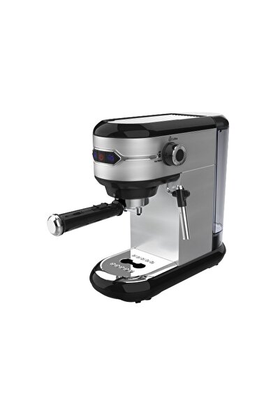 Generic Kion Espresso Coffee Maker 1450W, 15 Bar, Silver - KHD/903