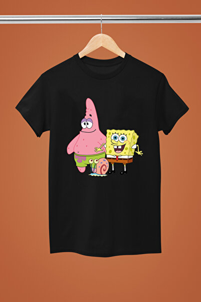 MAGORS Spongebob Printed Cotton Short-Sleeved Regular Fit Youth and Children'...