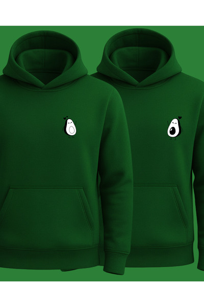 Ebiidesign Avocados Printed Valentine's Day Sweatshirts