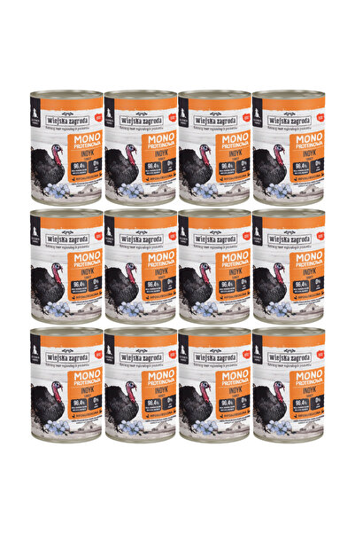 Other Wiejska Zagroda hrana umeda pentru catei Monoprotein Turkey 12x400g