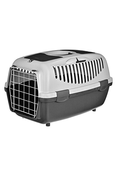 Zolux Gulliver 2 gray - carrier with metal door for small animals - 55x36x35cm