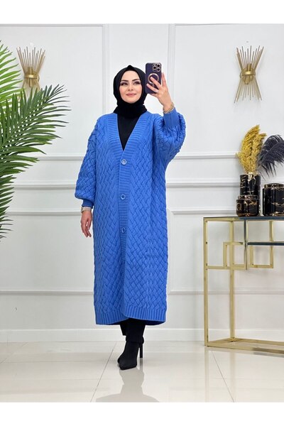 Summer Store Cemre Hair Knitted Knitwear Cardigan