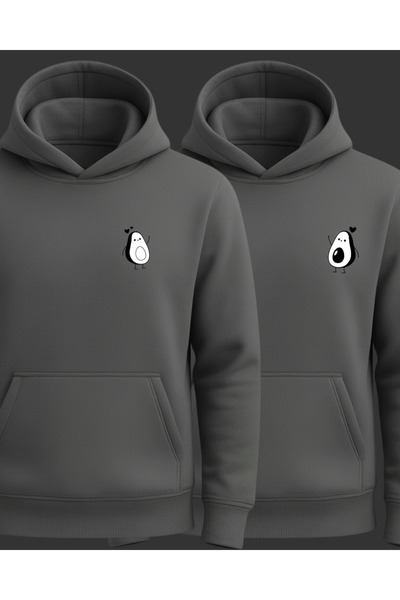 Ebiidesign Avocados Printed Valentine's Day Sweatshirts