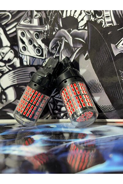 AUTO ELİTE OTO AYDINLATMA 144 LEDLİ ULTRA KIRMIZI FREN ARKA SİS AMPULÜ T20 / ...