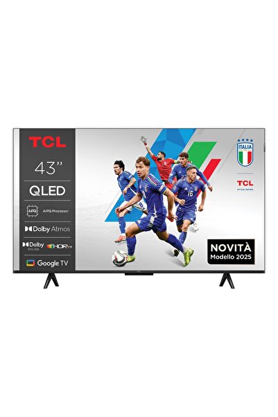 TCL Televizor QLED 43P79K de 43'' 4K Ultra HD cu Google TV, Dolby Vision DVB-...