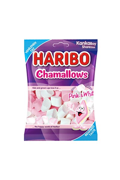 Haribo Chamallows Pink & White 70 Gr * 24 Adet