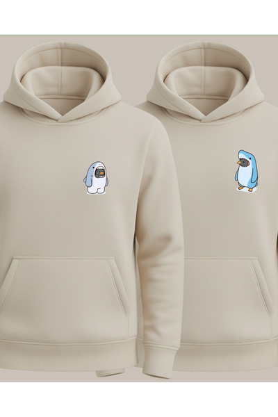 Ebiidesign Sharks Printed Valentine's Day Sweatshirts