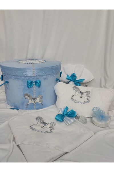 Handmade Trusou botez băiat tematica carusel