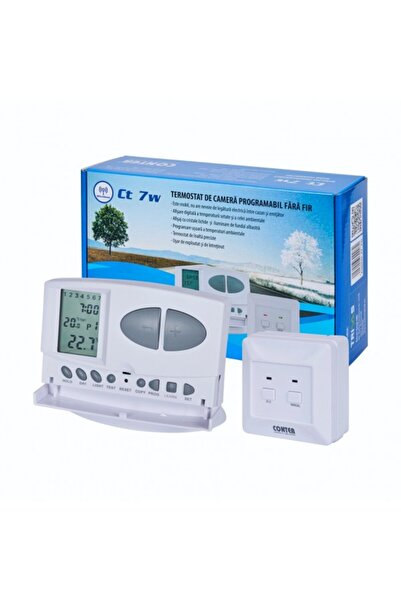 Conter Termostat ambiental programabil wireless CT7W