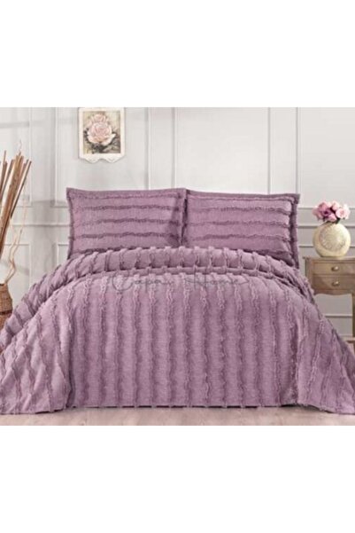 ÇAPA Home Bearded Jacquard Chenille Fabric Double Bedspread