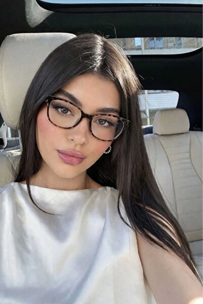 Glare Metao Leopard Blue Light Protection Cat Eye Glasses Optical Compatible