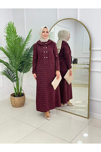 Summer Store Edna Plaid Pattern Hijab Dress