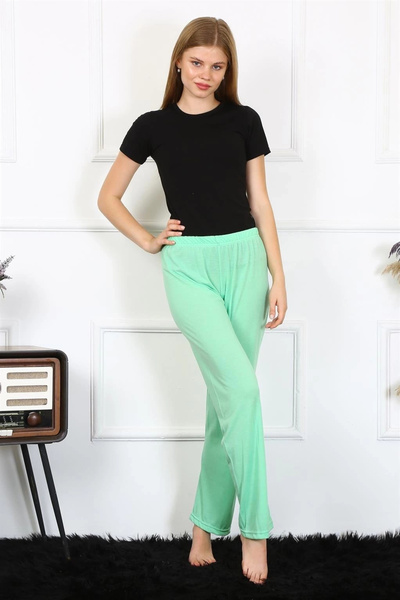 mtm My The Mall Women's Cotton Single Bottom Pajamas Pistachio Green