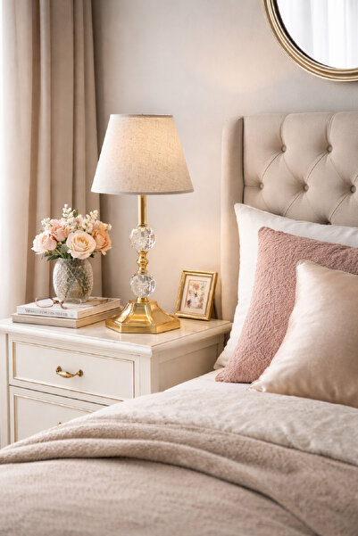 571 Store H Series Hexagonal Leg Table Lamp Shade Metal Leg Fabric Head Decor...