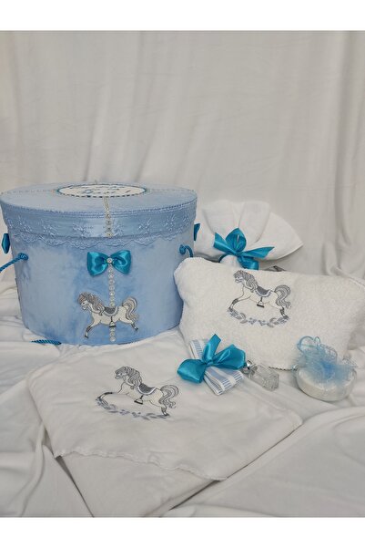 Handmade Trusou botez băiat tematica carusel