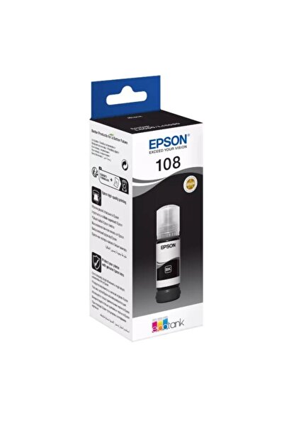 advisor Epson 108 Black Ink 70ml
