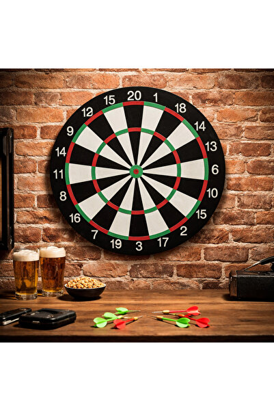hediyeconcepti Profesyonel Dart Tahtası – İç Mekan Duvar Tipi Klasik Dart Oyu...
