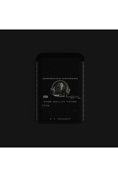 Bektas HomeOffice Wall Street Para Tasarım MagSafe Uyumlu Premium Kartlık Lek...