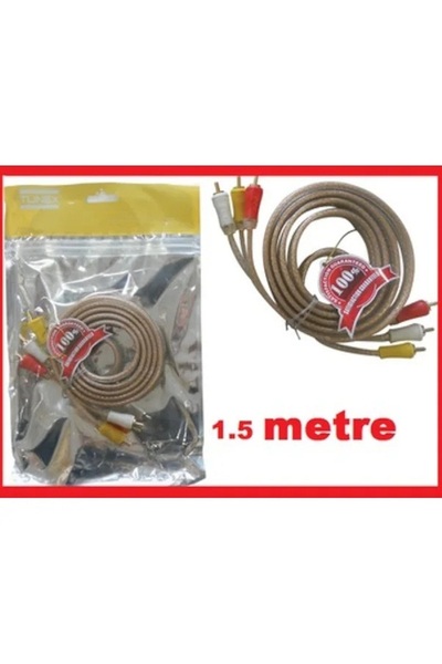 NcpLine كابل نقل الصوت والفيديو باللون الأحمر والأبيض/كابل