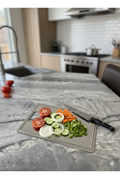 Raakmadezanmir 1 Piece Stainless Steel Chopping Board High-End Quality Cuttin...