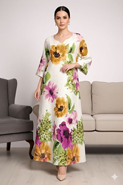 Crown plaza Luxury taffeta fabric jalabiya