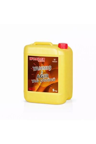 Wonder Cleaning Endüstiyel Ağır ve Yanmış Yağ Çözücü 5 Kg
