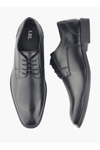 LBL by Shoexpress Men Lace-Up Leather Derby Shoes