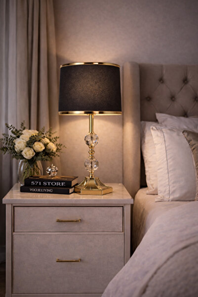 571 Store H Series Hexagonal Leg Table Lamp Shade Metal Leg Fabric Head Decor...