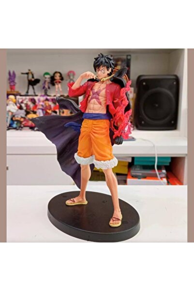 HEPBİMODA مجسم شخصية مونكي دي لوفي بارتفاع 17.5 سم، مصنوع من مادة PVC متعددة ...