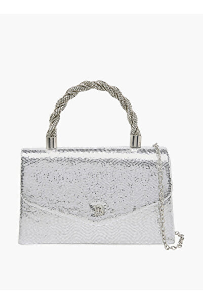 Flora Bella by Shoexpress Textured Satchel Bag with Button Closure Ramadan Co...