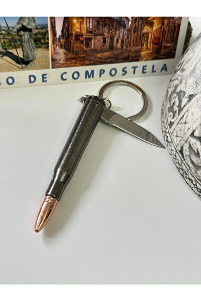 anahtarlık evreni Bullet Pocket Knife Style Metal Keychain Accessory Bag Orna...