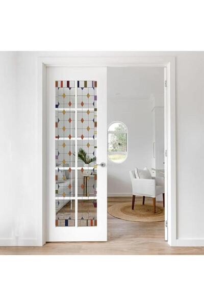 OEM Decorative film for glass windows/doors, with static adhesion, 2pcs/set