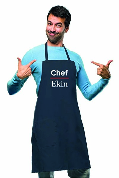 ACR Giyim Kişiye Özel İsim Yazdırılabilir Baskılı Hediyelik Mutfak Önlüğü Ask...